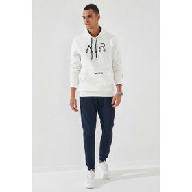 Tommy Life 84652 Antrasit Melanj Klasik Cepli Standart Kalıp Manşetli Erkek Eşofman Altı