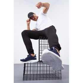 Tommy Life 84652 Klasik Cepli Standart Kalıp Manşetli Siyah Erkek Eşofman Altı