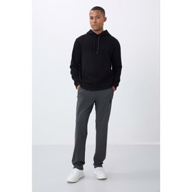 Tommy Life 84669 Antrasit Melanj Erkek Fermuar Cepli Dar Kesim Klasik Paça Eşofman Alt