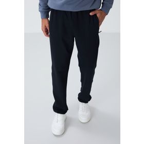 Tommy Life 84669 Lacivert Fermuar Cepli Dar Kalıp Klasik Paça Erkek Eşofman Altı