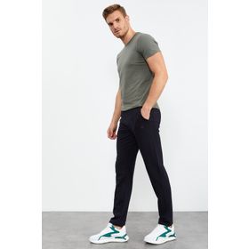 Tommy Life 84682 Lacivert Bağcıklı Cepli Standart Kalıp Klasik Paça Erkek Eşofman Altı