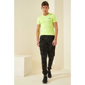 Tommy Life 84754 Siyah Gölge Erkek Kamuflaj Desenli Dar Kesim Jogger Eşofman Alt