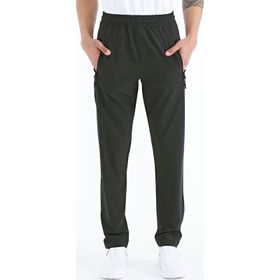 Tommy Life 84768 Haki Erkek Fermuarlı Üç Cepli Standart Kalıp Klasik Paça Eşofman Alt