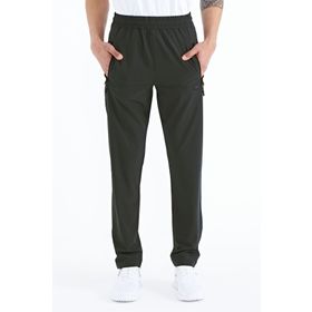 Tommy Life 84768 Haki Erkek Fermuarlı Üç Cepli Standart Kalıp Klasik Paça Eşofman Alt