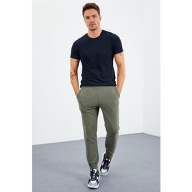 Tommy Life 84866 Gizli Fermuarlı Rahat Form Lastik Paça Polar Çağla Eşofman Erkek Altı
