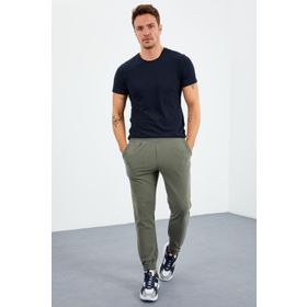 Tommy Life 84866 Gizli Fermuarlı Rahat Form Lastik Paça Polar Çağla Eşofman Erkek Altı