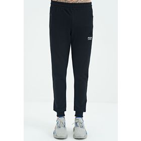 Tommy Life 84907 Kane Lacivert Logo Nakışlı Cepli Jogger Erkek Eşofman Alt