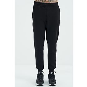Tommy Life 84928 Siyah Bağcıklı Arka Gizli Cep Detaylı Şardonlu Jogger Erkek Eşofman Altı