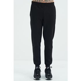 Tommy Life 84928 Siyah Bağcıklı Arka Gizli Cep Detaylı Şardonlu Jogger Erkek Eşofman Altı