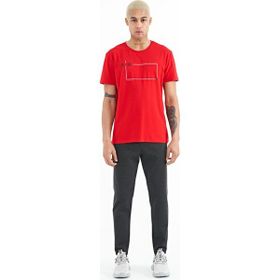 Tommy Life 84951 Antrasit Melanj Bağcıklı Logo Nakışlı Erkek Eşofman Alt