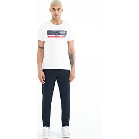 Tommy Life 84951 Lacivert Bağcıklı Logo Nakışlı Erkek Eşofman Altı