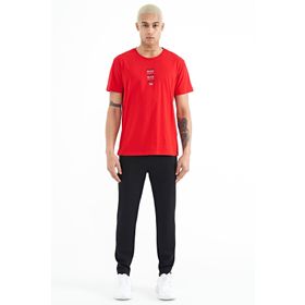 Tommy Life 84951 Siyah Bağcıklı Logo Nakışlı Erkek Eşofman Alt