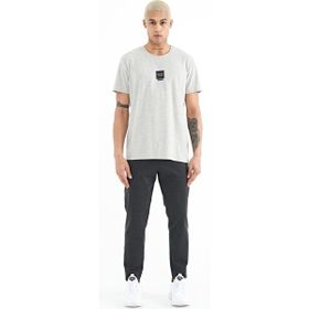 Tommy Life 84952 Antrasit Melanj Bağcıklı Fermuar Cepli Jogger Erkek Eşofman Alt
