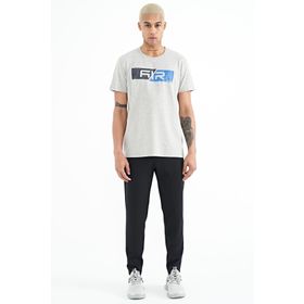 Tommy Life 84952 Lacivert Bağcıklı Fermuar Cepli Jogger Erkek Eşofman Alt