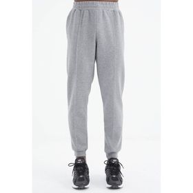Tommy Life 84994 Gri Melanj Bağcıklı Ön Dikiş Detaylı Standart Kalıp Erkek Eşofman Altı