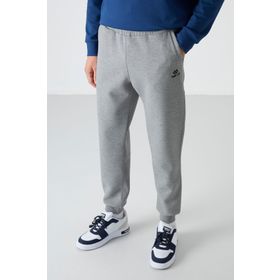 Tommy Life 84999 Gri Melanj Bağcıklı Dar Paça Erkek Eşofman Alt