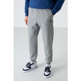 Tommy Life 84999 Gri Melanj Bağcıklı Dar Paça Erkek Eşofman Alt
