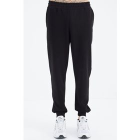 Tommy Life 84999 Siyah Bağcıklı Dar Paça Erkek Eşofman Alt
