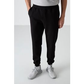 Tommy Life 84999 Siyah Bağcıklı Dar Paça Erkek Eşofman Alt