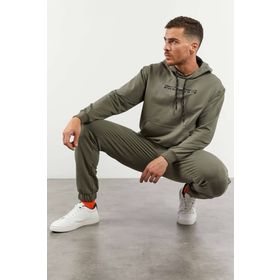 Tommy Life 85117 Çağla Erkek Kapüşonlu Kanguru Cep Oversize Lastik Paça Eşofman Takımı