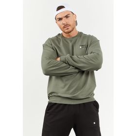 Tommy Life 85120 Çağla-Siyah Erkek Casual O Yaka Oversize Lastik Paça Eşofman Takımı