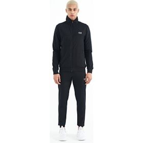 Tommy Life 85178 Lacivert Dik Yaka Fermuarlı Gizli Cepli Jogger Erkek Eşofman Takım