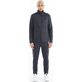 Tommy Life 85199 Antrasit Fermuarlı Dik Yaka Gizli Cepli Erkek Eşofman Takım