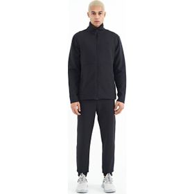 Tommy Life 85201 Lacivert Logo Nakışlı Dik Yaka Fermuarlı Gizli Cep Detaylı Erkek Eşofman Takım