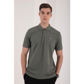 Tommy Life 87748 Çağla Erkek Basic Logolu Standart Kalıp Triko Polo Yaka T-Shirt