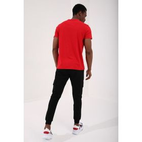Tommy Life 87911 Basic Kısa Kol Standart Kalıp O Yaka Kırmızı Erkek T-shirt