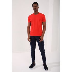 Tommy Life 87911 Fiesta Erkek Basic Kısa Kol Standart Kalıp O Yaka T-Shirt