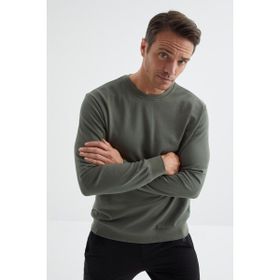 Tommy Life 88053 Çağla Basic O Yaka Rahat Form Erkek Sweatshirt