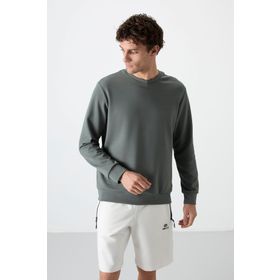 Tommy Life 88053 Çağla Basic O Yaka Rahat Form Erkek Sweatshirt