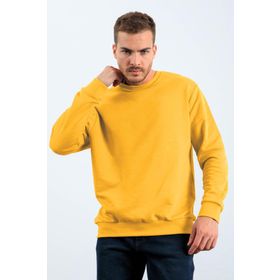 Tommy Life 88053 Hardal Erkek Basic O Yaka Rahat Form Sweatshirt