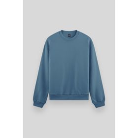 Tommy Life 88053 Orman Yeşili Basic O Yaka Rahat Form Erkek Sweatshirt