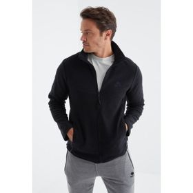 Tommy Life 88134 Lacivert Fermuarlı Dik Yaka Standart Kalıp Erkek Sweatshirt