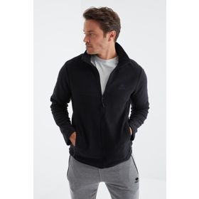 Tommy Life 88134 Lacivert Fermuarlı Dik Yaka Standart Kalıp Erkek Sweatshirt