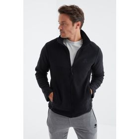 Tommy Life 88134 Lacivert Fermuarlı Dik Yaka Standart Kalıp Erkek Sweatshirt