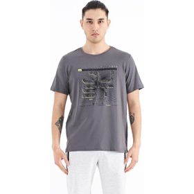 Tommy Life 88170 Beyaz Yazı Baskılı O Yaka Standart Kalıp Erkek T-Shirt