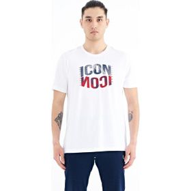 Tommy Life 88174 Beyaz Yazı Baskılı O Yaka Standart Kalıp Erkek T-shirt