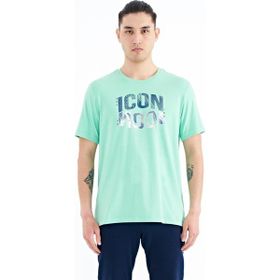 Tommy Life 88174 Beyaz Yazı Baskılı O Yaka Standart Kalıp Erkek T-shirt