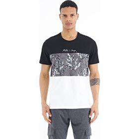 Tommy Life 88177 Beyaz Renk Geçişli Baskı Detaylı O Yaka Standart Kalıp Erkek T-shirt