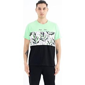 Tommy Life 88177 Beyaz Renk Geçişli Baskı Detaylı O Yaka Standart Kalıp Erkek T-shirt