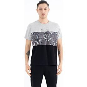 Tommy Life 88177 Beyaz Renk Geçişli Baskı Detaylı O Yaka Standart Kalıp Erkek T-shirt
