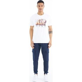 Tommy Life 88199 Beyaz Yazı Baskılı O Yaka Standart Kalıp Erkek T-shirt