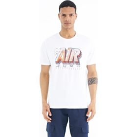 Tommy Life 88199 Fiesta Yazı Baskılı O Yaka Standart Kalıp Erkek T-Shirt