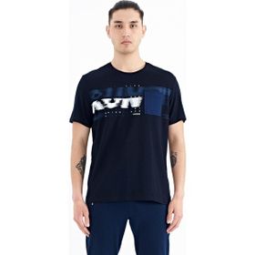 Tommy Life 88200 Kırmızı Ön Cep Detaylı Baskılı Standart Kalıp Erkek T-shirt