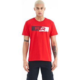 Tommy Life 88205 Kırmızı Baskı Detaylı O Yaka Standart Kalıp Erkek T-Shirt