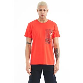 Tommy Life 88208 Fiesta Minimal Yazı Baskılı O Yaka Standart Kalıp Erkek T-Shirt