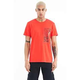 Tommy Life 88208 Fiesta Minimal Yazı Baskılı O Yaka Standart Kalıp Erkek T-Shirt
